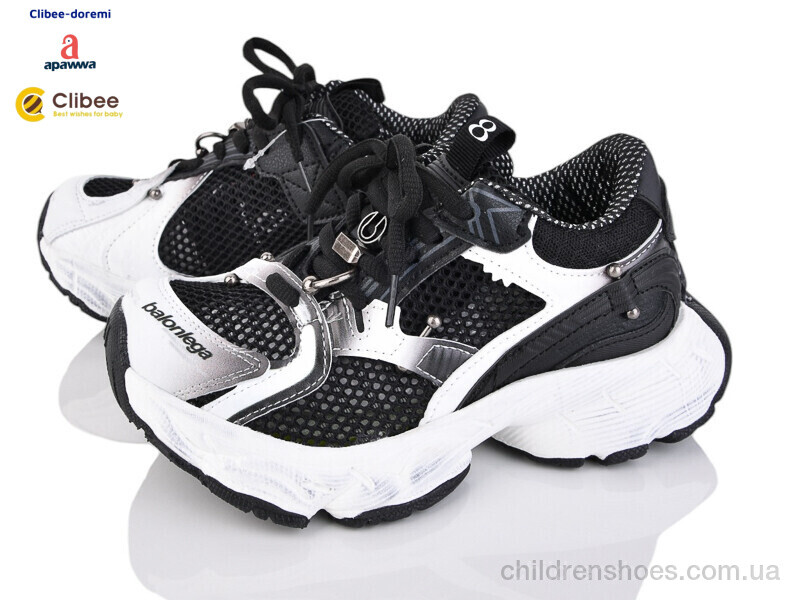 Кроссовки А2760 black Clibee-Doremi / p. 31-37 / 7пар