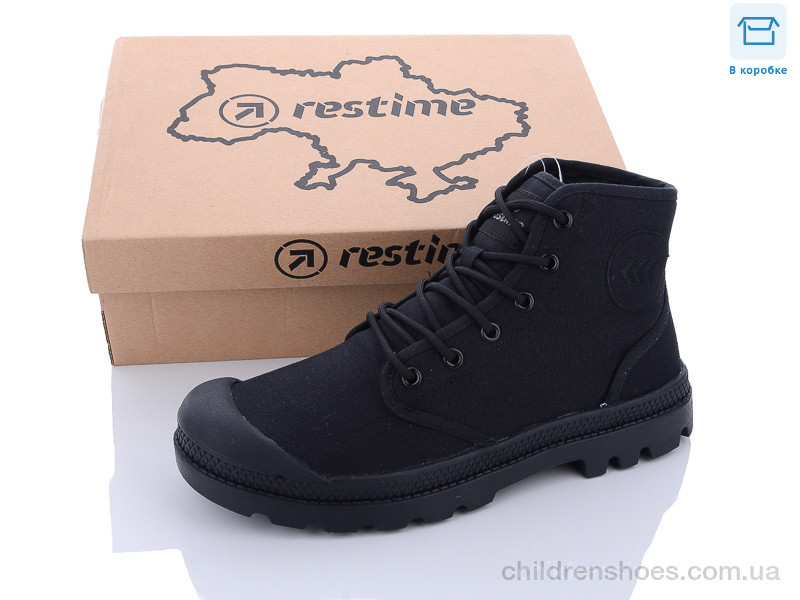 Кеды Restime HMB23444 black