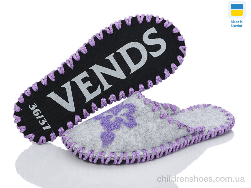 Тапки Vends 299W сірий