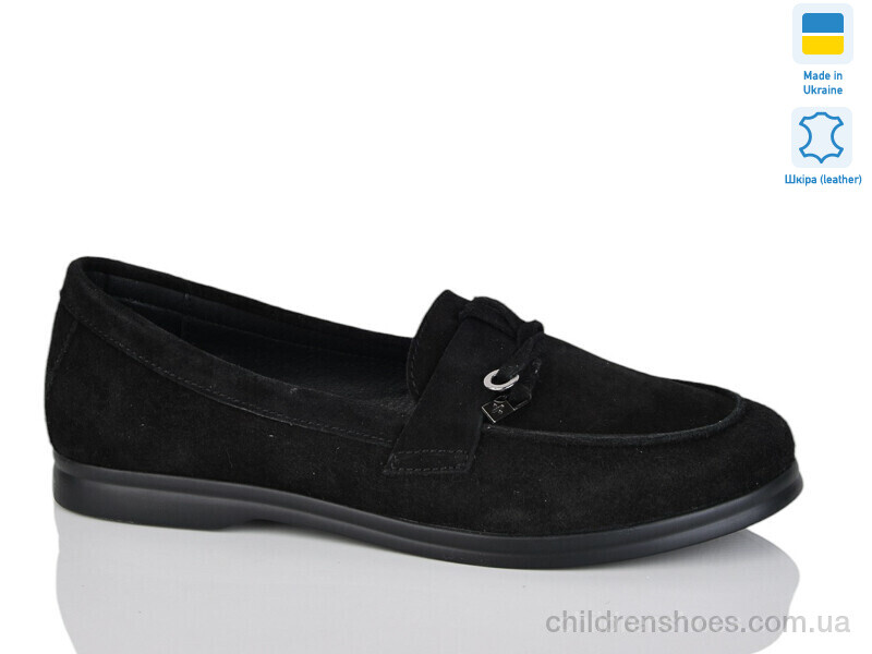 Туфли No brand B8 чорний з чор-п.