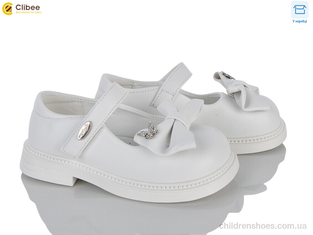 Туфли DB817-2 white Clibee / p. 26-31 / 6пар