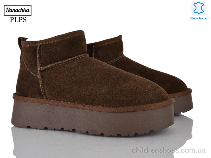 Угги A3301 brown PLPS-Nanachka / p. 36-40 / 6пар
