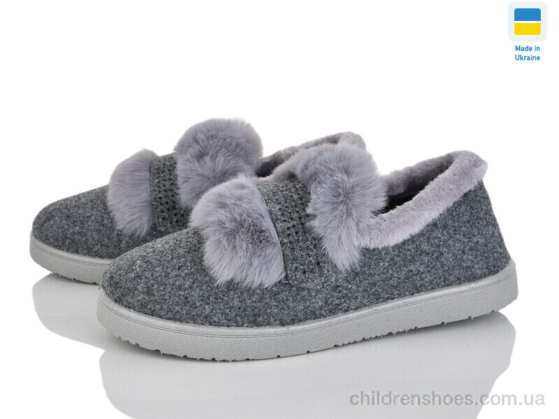 Туфли Progress Progress УВ22 хутро сірий