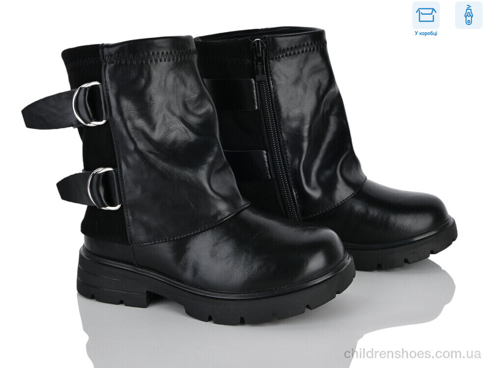 Сапоги ABQ0942R black Clibee-ShoSho / p. 26-31 / 8пар