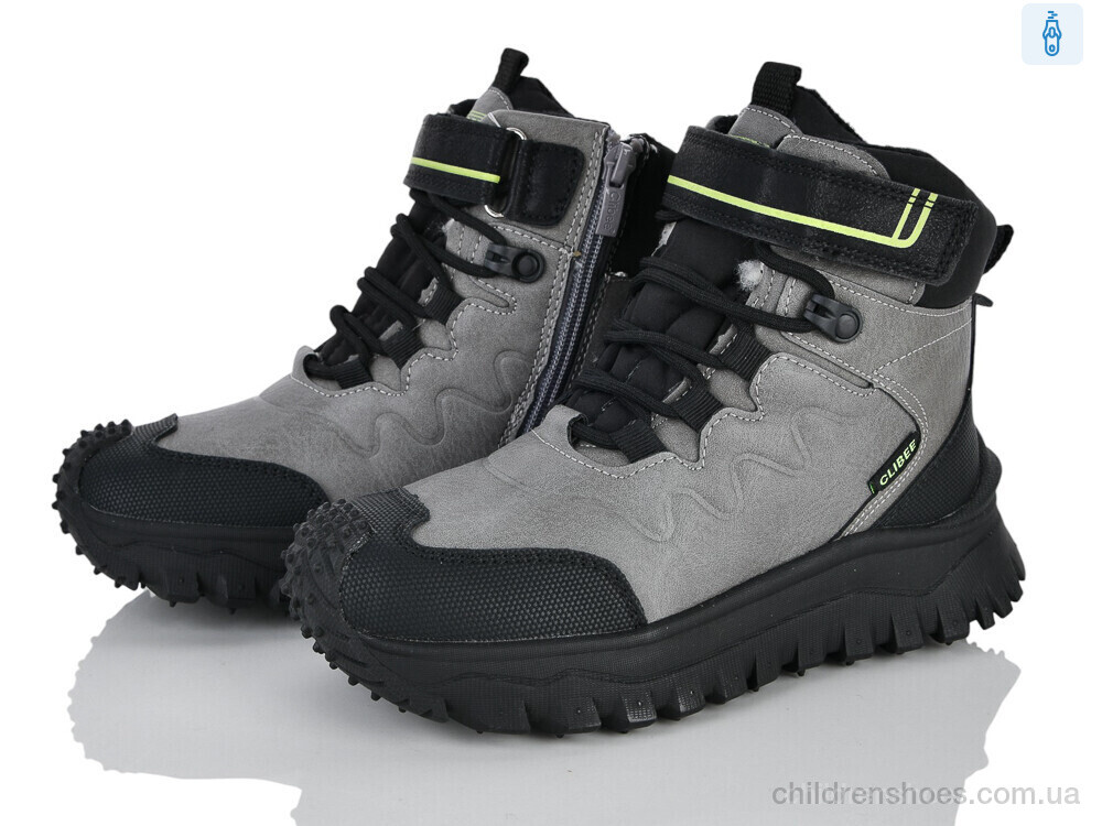 Ботинки HC525 grey-green Clibee-ShoSho / p. 32-37 / 6пар