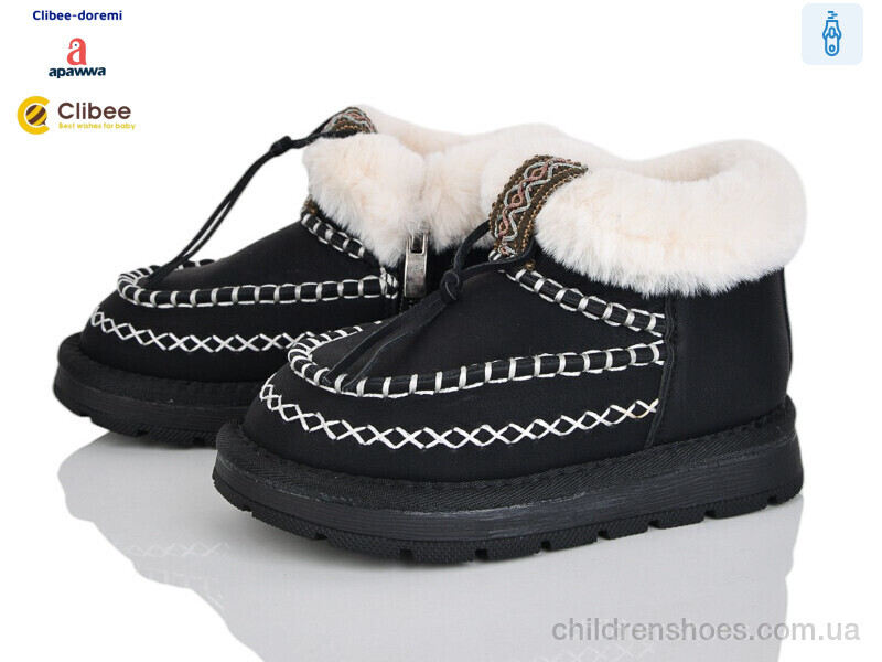 Ботинки E3 black Clibee-Doremi / p. 28-32 / 8пар