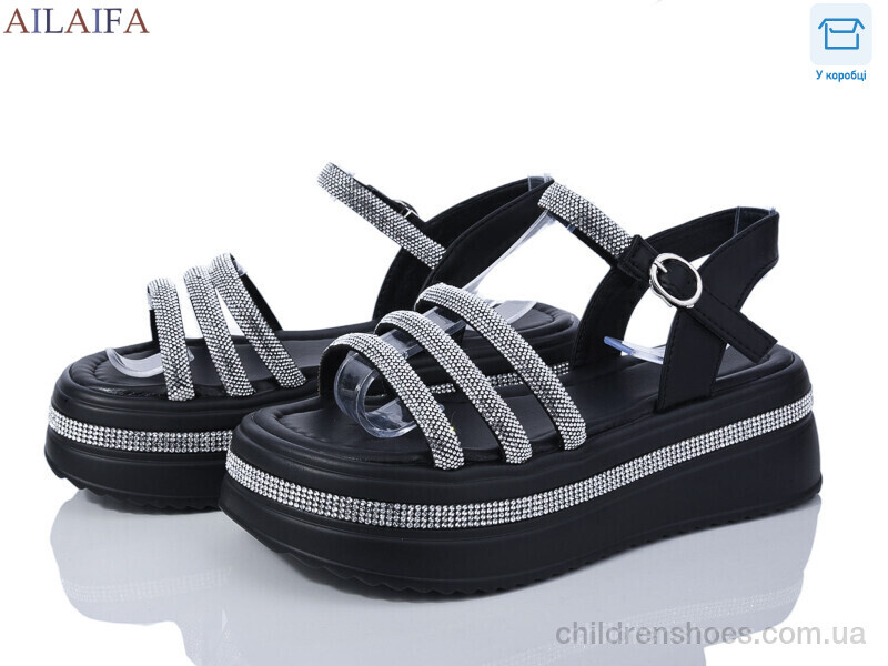 Босоножки Ailaifa 7035 all black