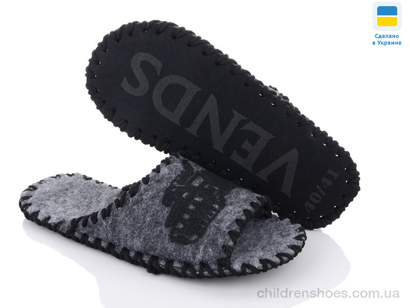 Тапки Vends 319M сірий