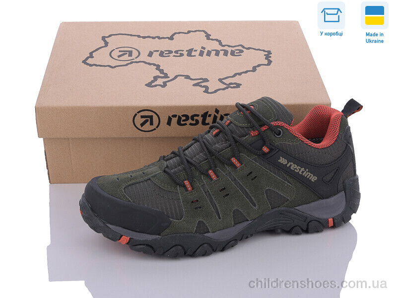 Кроссовки Restime OMB24048 khaki