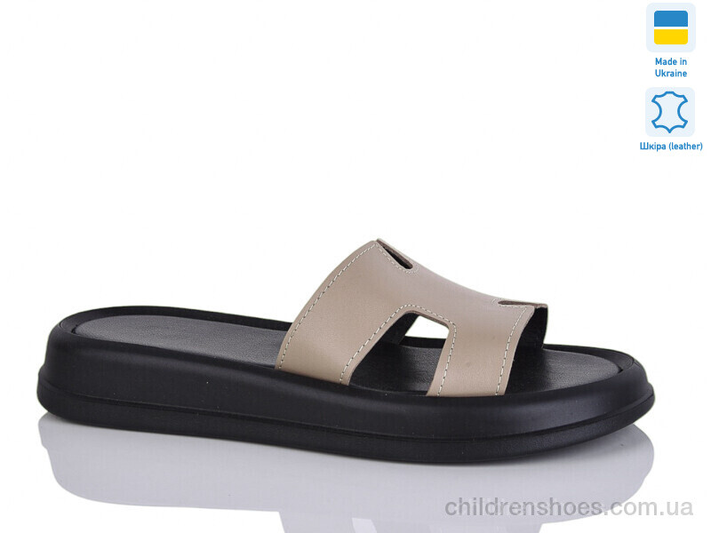 Шлепки женские No brand 506 капучино к.