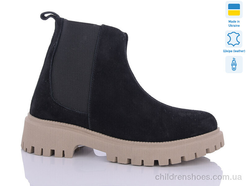 Ботинки No brand 375 чорний з зима
