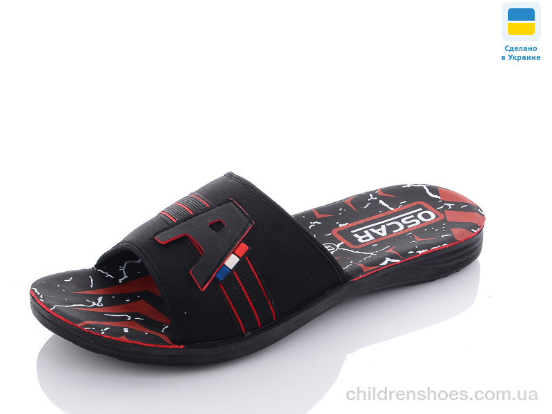 Шлепки Oscar S28 red
