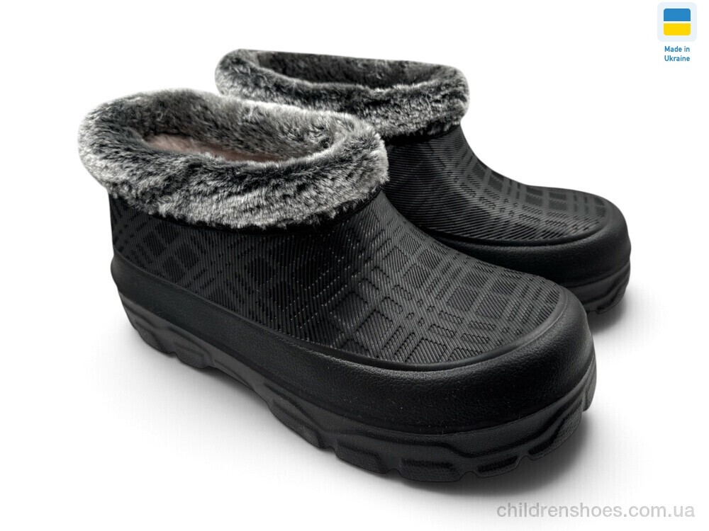 Галоши 607 чорний Rai shoes / p. 36-41 / 8пар