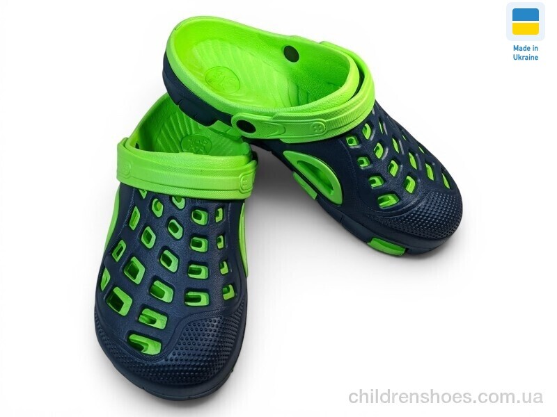 Кроксы 308 синьо-зелений Rai shoes / p. 40-45 / 6пар
