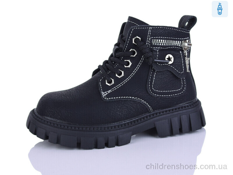 Ботинки 8032 black KEWK / p. 26-30 / 8пар
