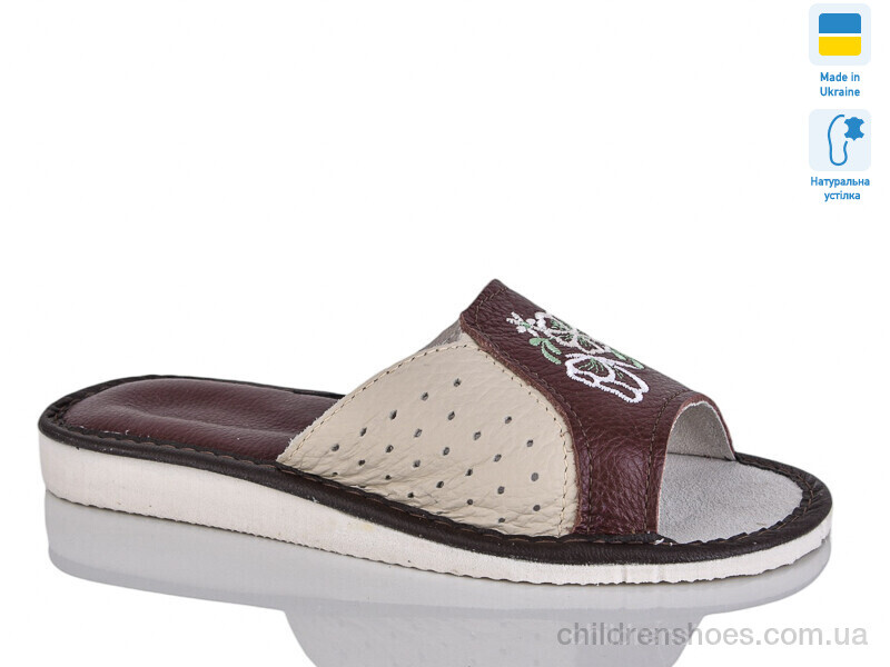 Шлепки 1-4 бордовий комн Lot Shoes / p. 36-40 / 6пар