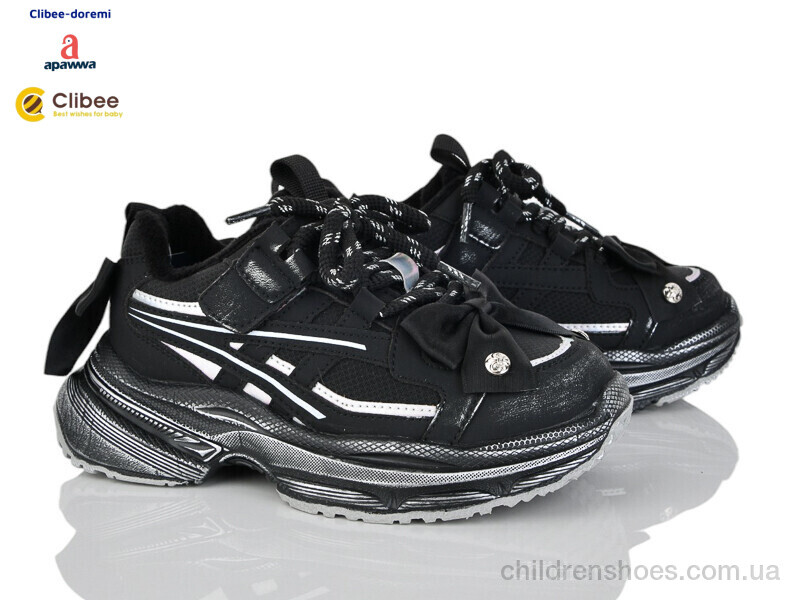 Кроссовки Apawwa A88009 фліс black