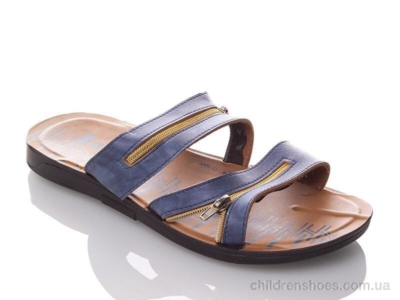 Шлепки Demur MN16 blue