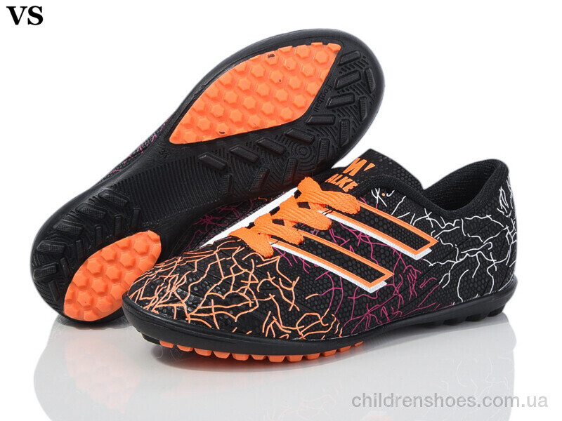 Футбольная обувь Walked N028 black (31-35)