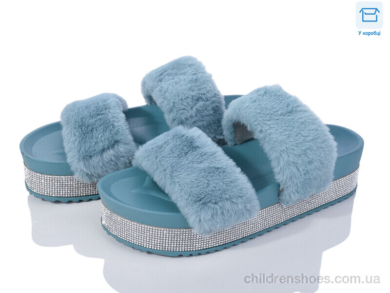 Шлепки женские Bamboo Night time 03 l.blue