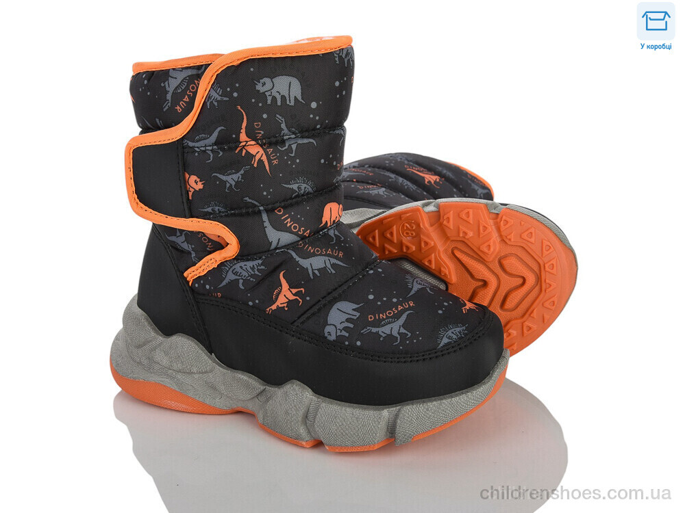 Дутики HD02 orange Clibee-ShoSho / p. 28-35 / 8пар