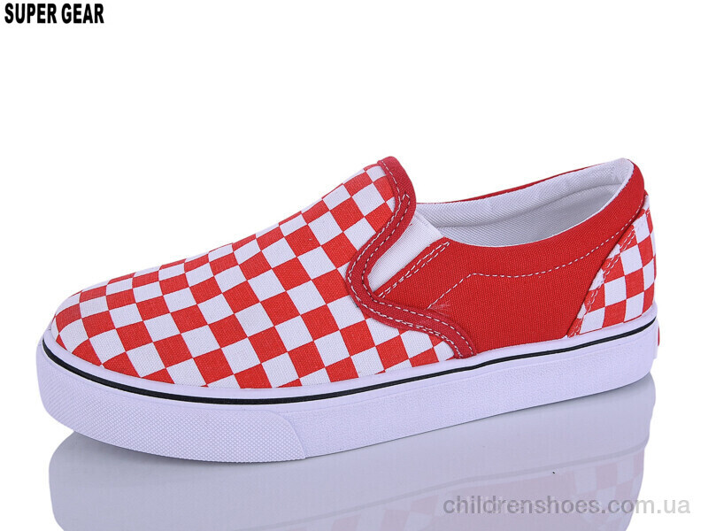 Слипоны No brand 002F red