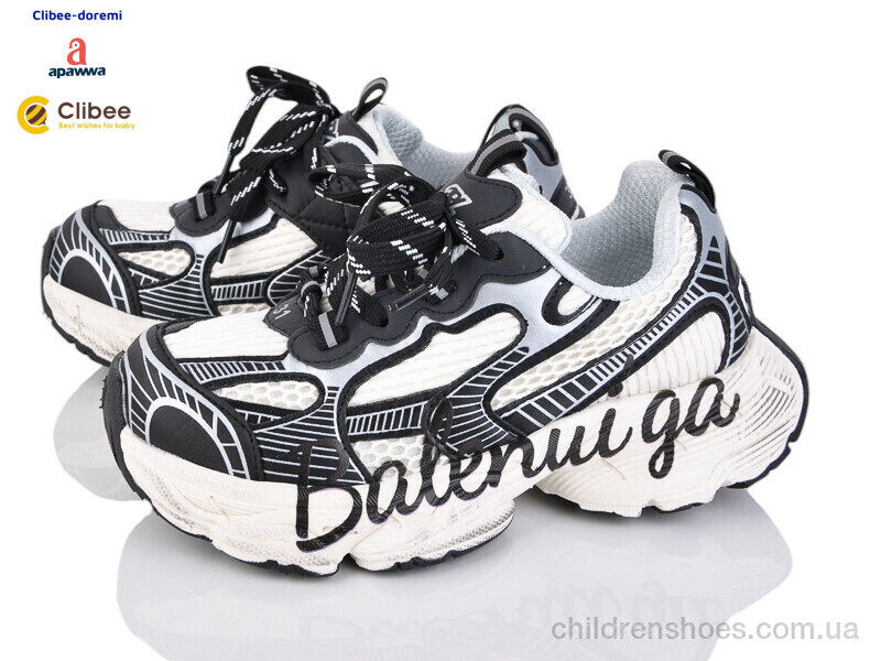 Кроссовки A992507 white-grey Clibee-Doremi / p. 31-37 / 7пар