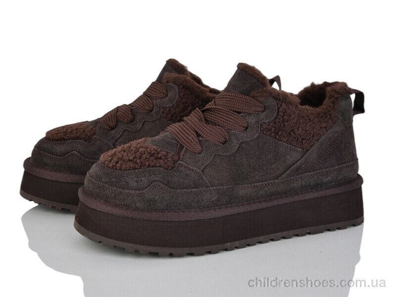 Ботинки No brand 6026 coffee