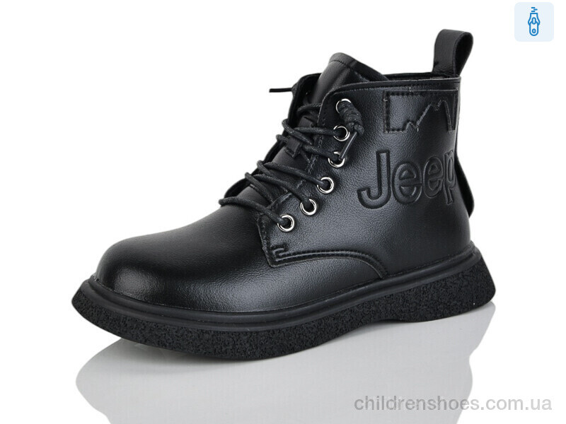 Ботинки 9016 black KEWK / p. 31-36 / 8пар