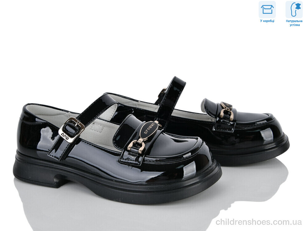 Туфли ABC3683P black Clibee-ShoSho / p. 32-37 / 6пар