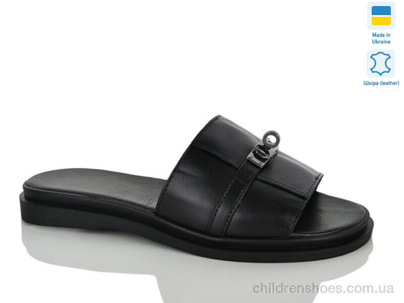 Шлепки женские No brand 560 чорний к.