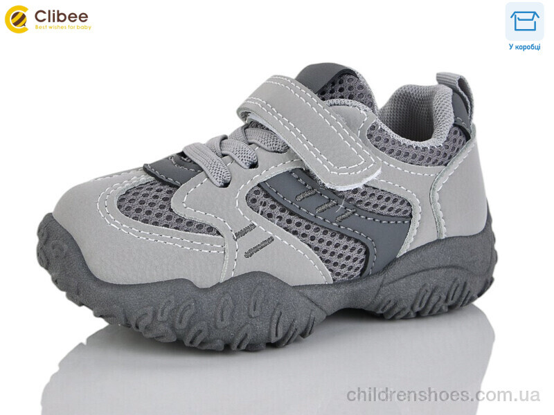 Кроссовки Clibee LA1198-3 l.grey-grey