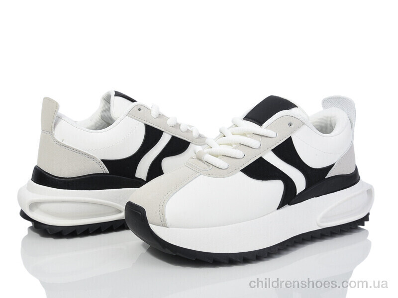 Кроссовки Violeta 136-36-5 white-black