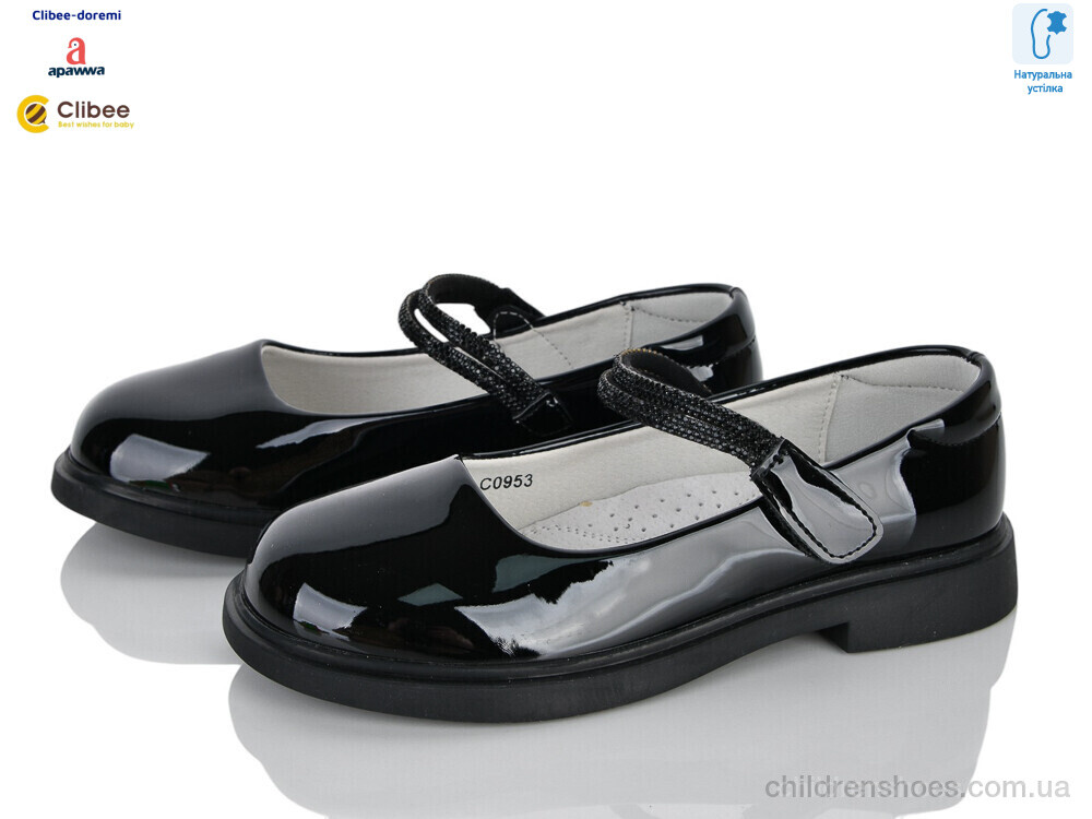 Туфли G0953 black Clibee-Doremi / p. 30-35 / 8пар