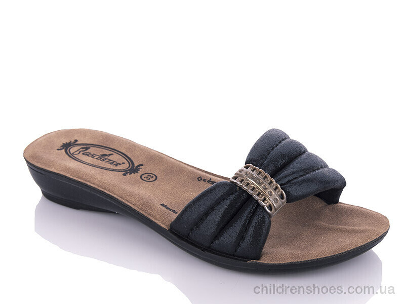 Шлепки K26-809 black (30-35) DeMur / p. 30-35 / 6пар