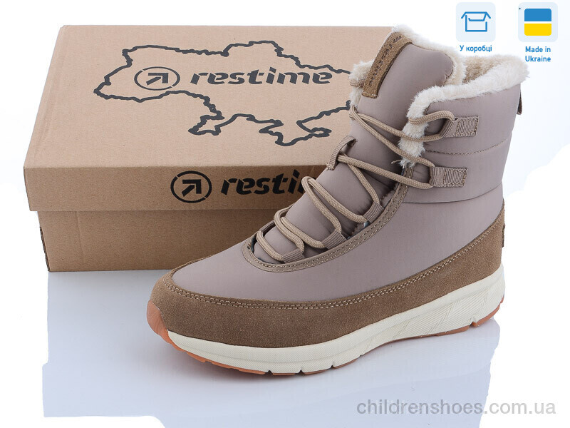 Ботинки Restime TWZ23236 beige
