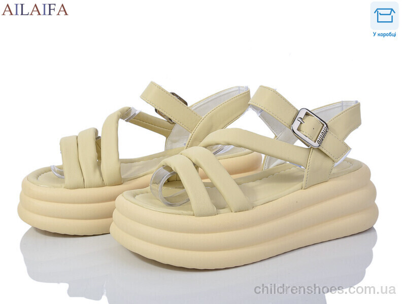 Босоножки Ailaifa 7016 yellow
