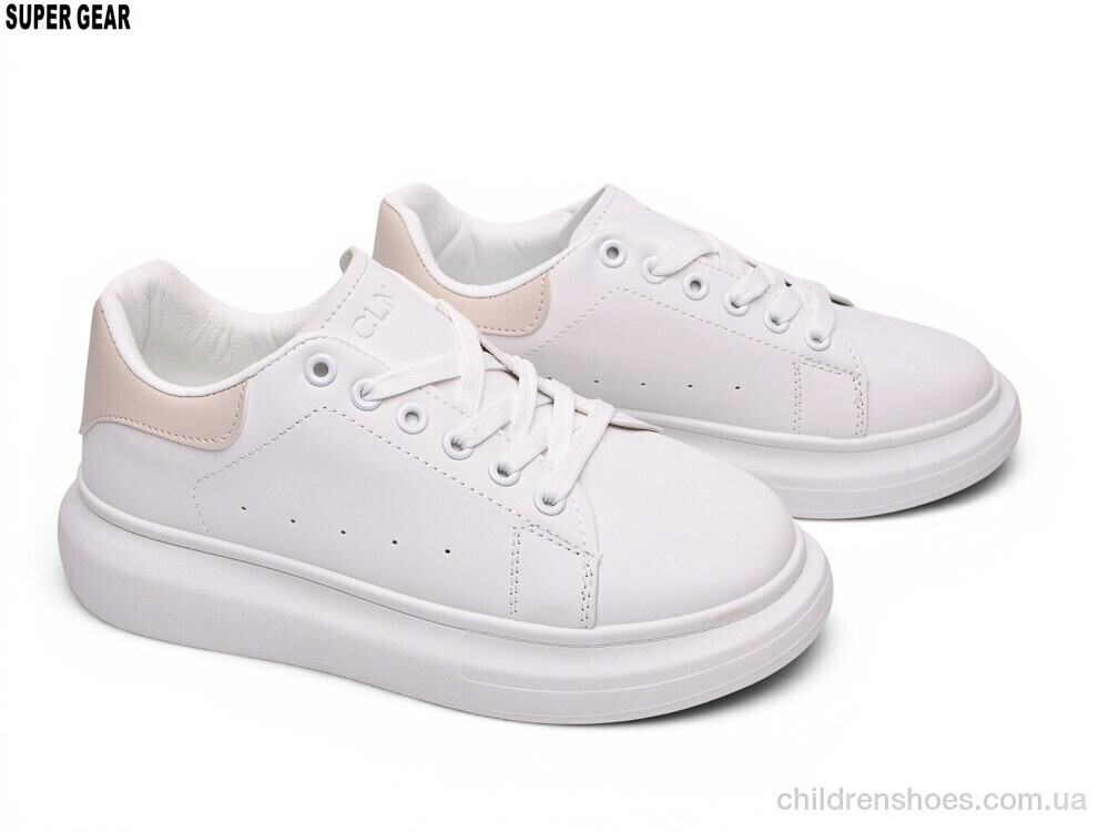 Кроссовки B776 white Super Gear / p. 36-40 / 10пар