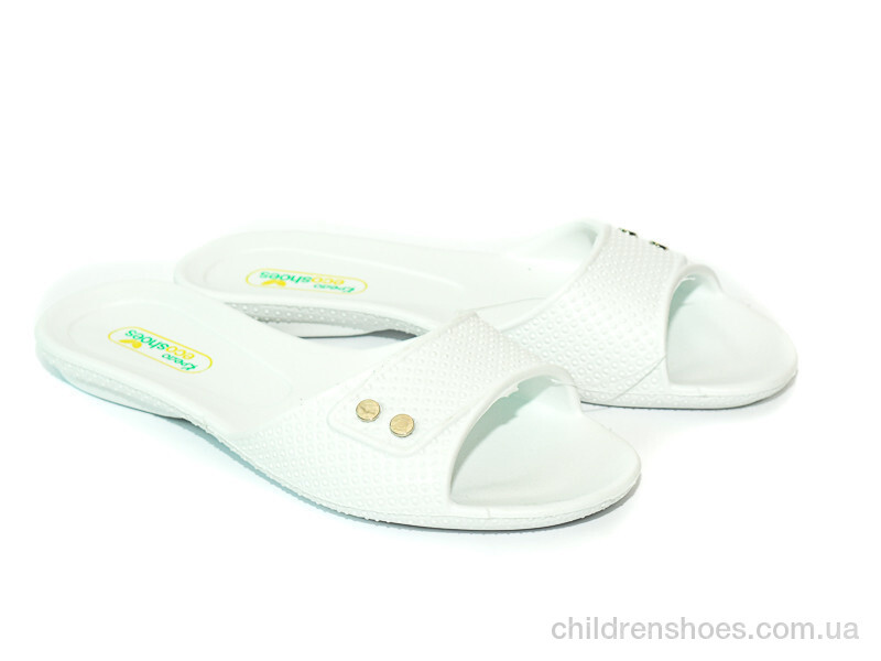 Шлепки женские Slippers 107 белый