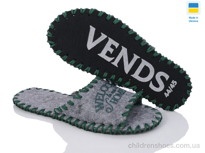 Тапки Vends 374M сірий