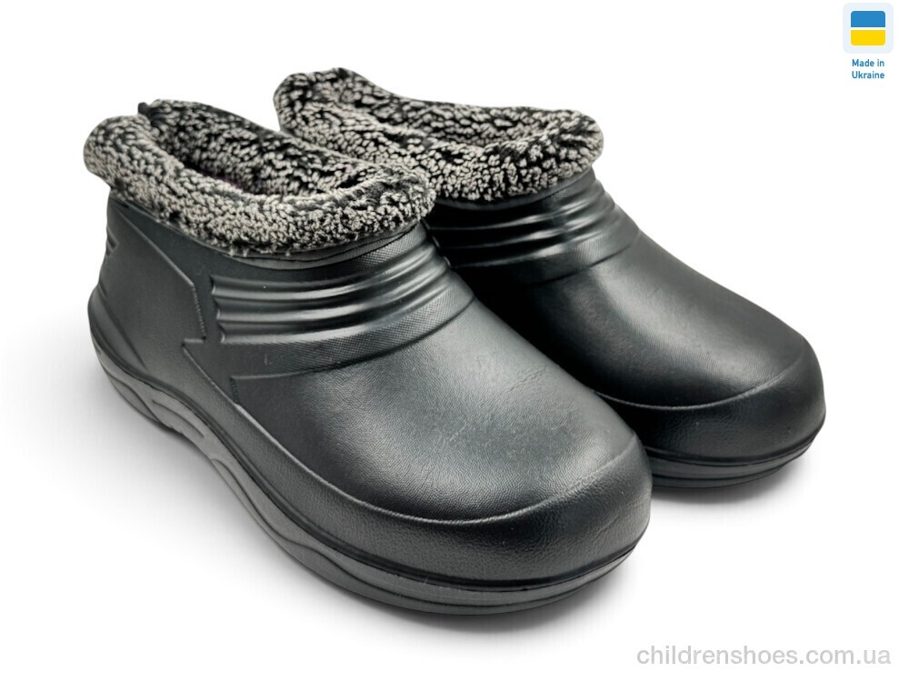 Галоши Д1 чорний Rai shoes / p. 25-36 / 8пар