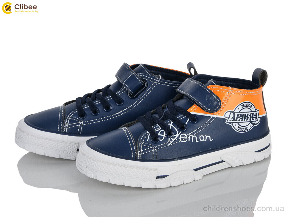 Кеды VQ71-1 navy Clibee / p. 31-36 / 6пар