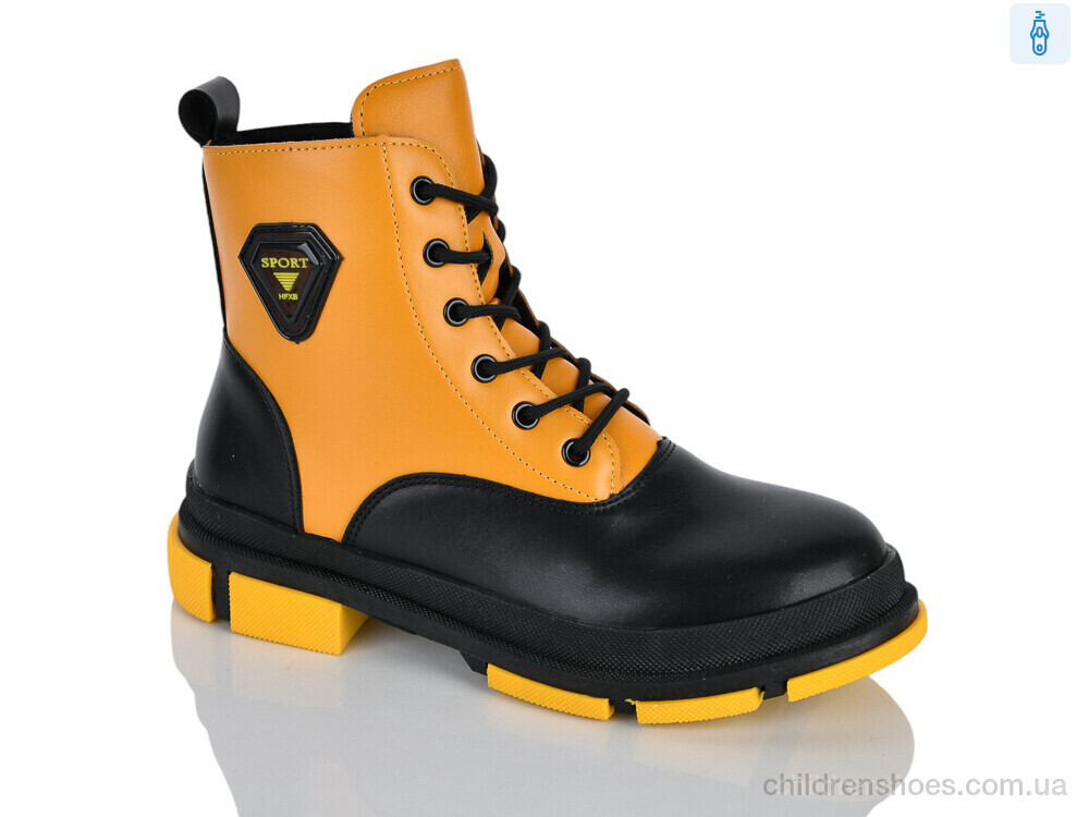 Ботинки 197-28 yellow DINO ALBAT / p. 36-41 / 8пар
