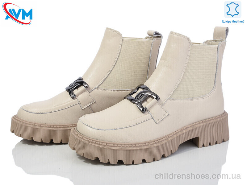 Ботинки E295-8 beige AVM / p. 36-41 / 6пар