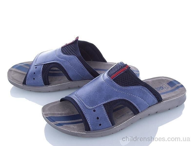 Шлепки Demur M6133 blue