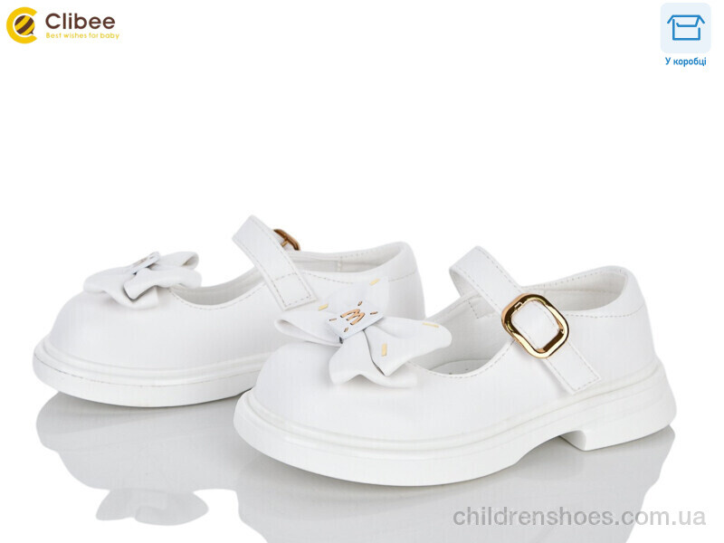 Туфли DB631-2 white Clibee / p. 27-32 / 6пар