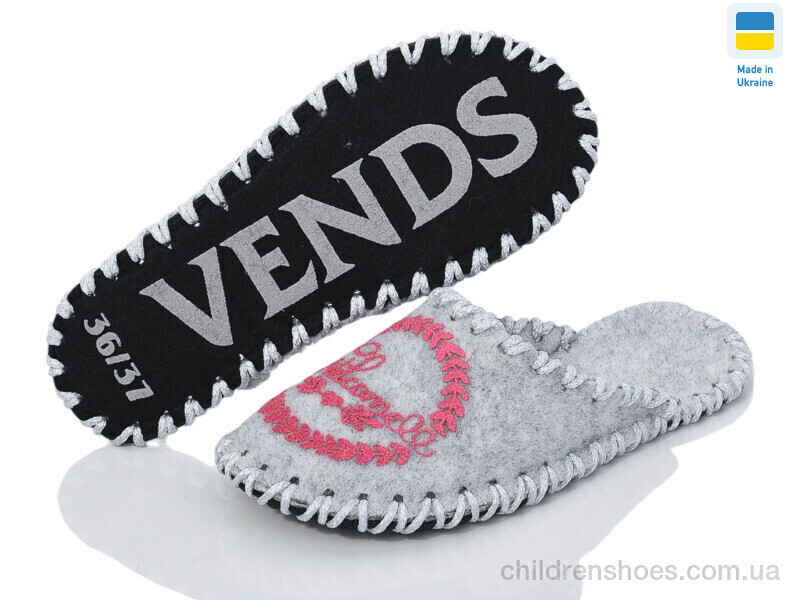 Тапки Vends 264W сірий