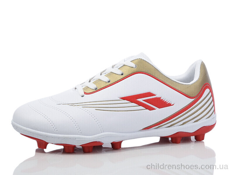 Футбольная обувь 03-32 white-red ASHIGULI / p. 40-45 / 12пар