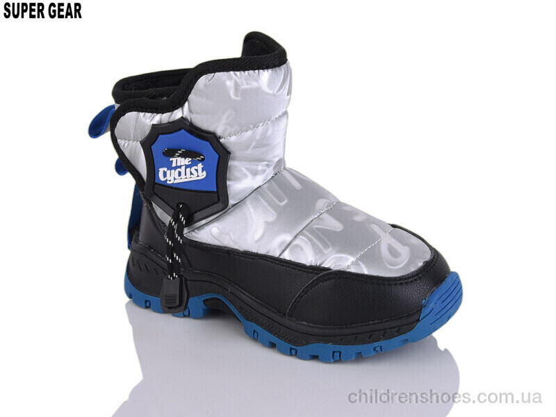 Дутики No brand SG0766-2 black-silver