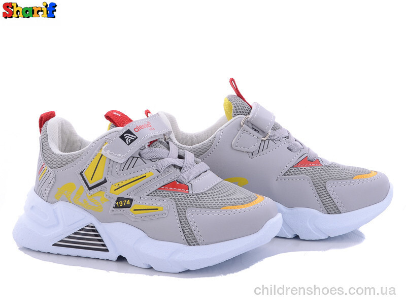 Кроссовки Alessio 049 grey-red (26-30)